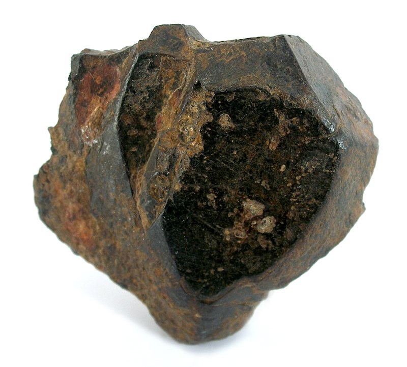 An ilmenite crystal specimen shown as a mineral reference