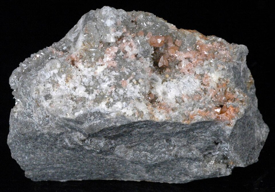 A monazite mineral specimen